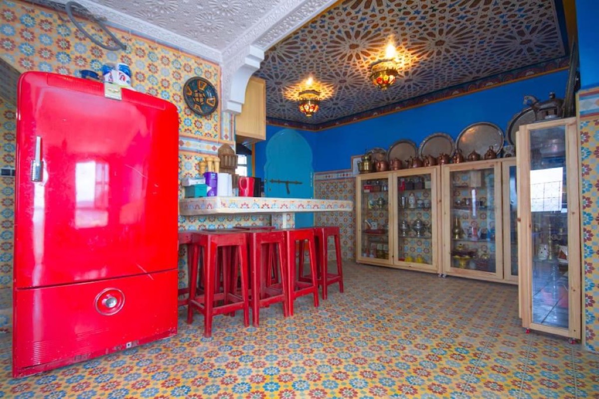 Cucina con bancone
